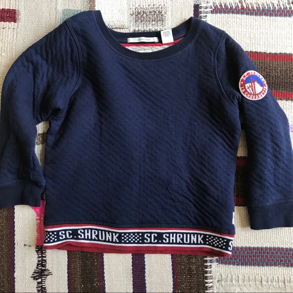 Scotch & Soda quilted sweatshirt